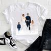 Women Clothing Cartoon Son Love Trend 90s Fashion Mama Mom Mother Summer Clothes Print Tshirt Female Tee Top Graphic T -Shirt