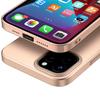 Чехол для iPhone 12 Pro - E.F.CONNECTION - Золотой - Гибкий Силикон - 2 Закаленных Стекла - Защита Экрана