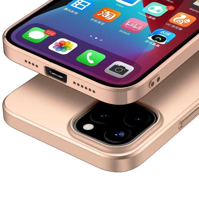 Чехол для iPhone 12 Pro - E.F.CONNECTION - Золотой - Гибкий Силикон - 2 Закаленных Стекла - Защита Экрана