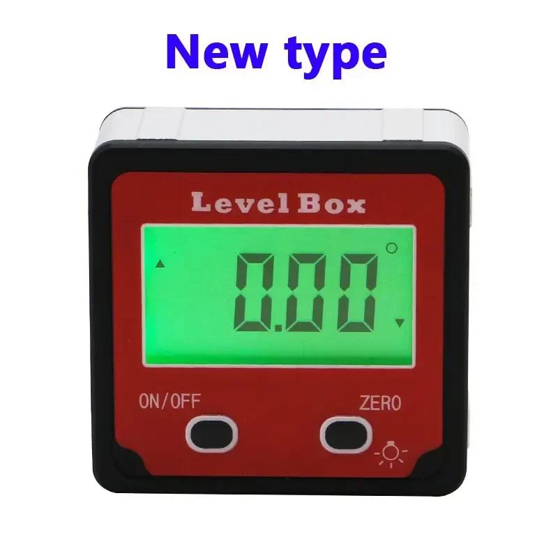 Магнитный цифровой инклинометр, уровнемер, угломер, искатель, транспортир, измерительные приборы уровня