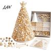 Handmade Gift for Craft Lovers DIY Beaded Tree Kit Adults, Christmas Bead Kit, Holiday Activity Relaxation 3D Ornament Tabletop Mantel Decoration