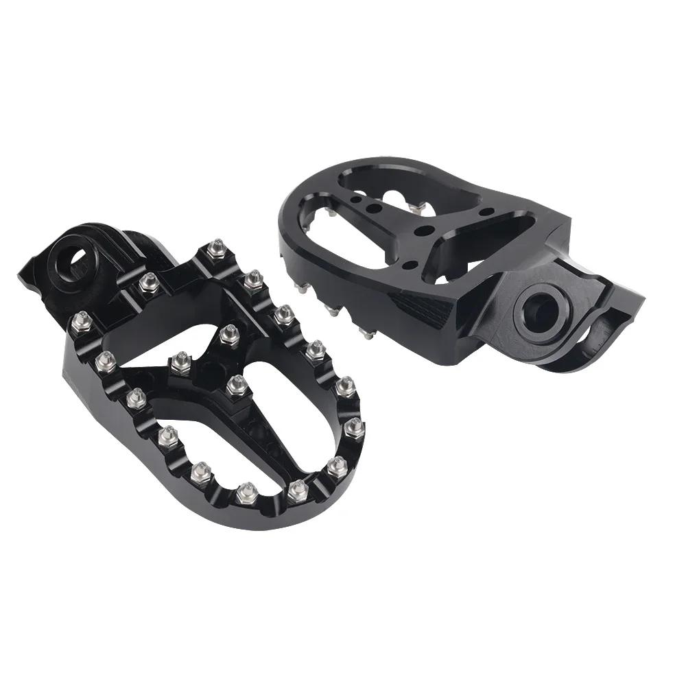 For Fantic XMF XEF 125 X MF X EF Motorcycle Accessories Footrest Footpeg Foot Pegs Rest Foot Pedals Wide Fat Roating Foot Pegs