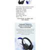 Heyplus H1 Compatible Wireless On-ear Headphones, Game Mode, Bluetooth 5.3, Black