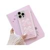New Large Hole IMD Fresh Bow Suitable for Apple 16 Mobile Phone Case 15PROMAX Protective Case Korean 14Pro