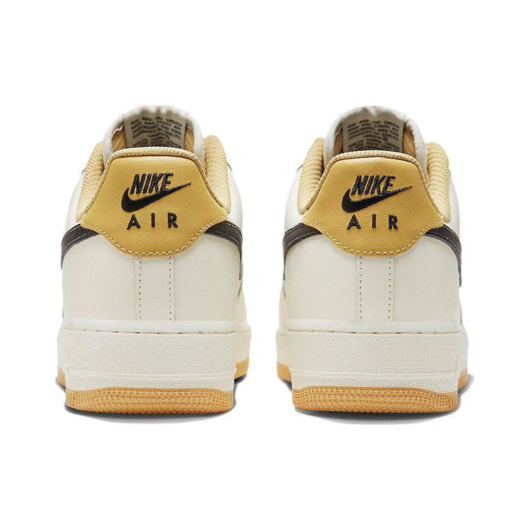 Nike Air Force 1 07 Classic Low Top Sneakers Unisex Sneakers White Yellow Black FD9063-101
