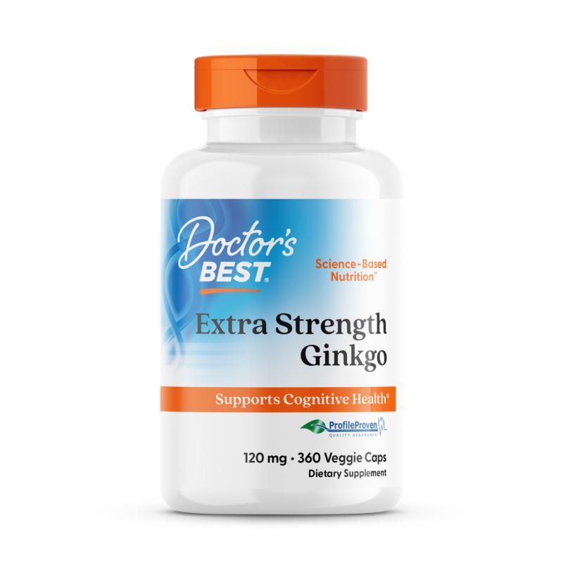 Doctor's Best Extra Strength Ginkgo 120mg Veggie Caps, 360 tablets, 1 unit