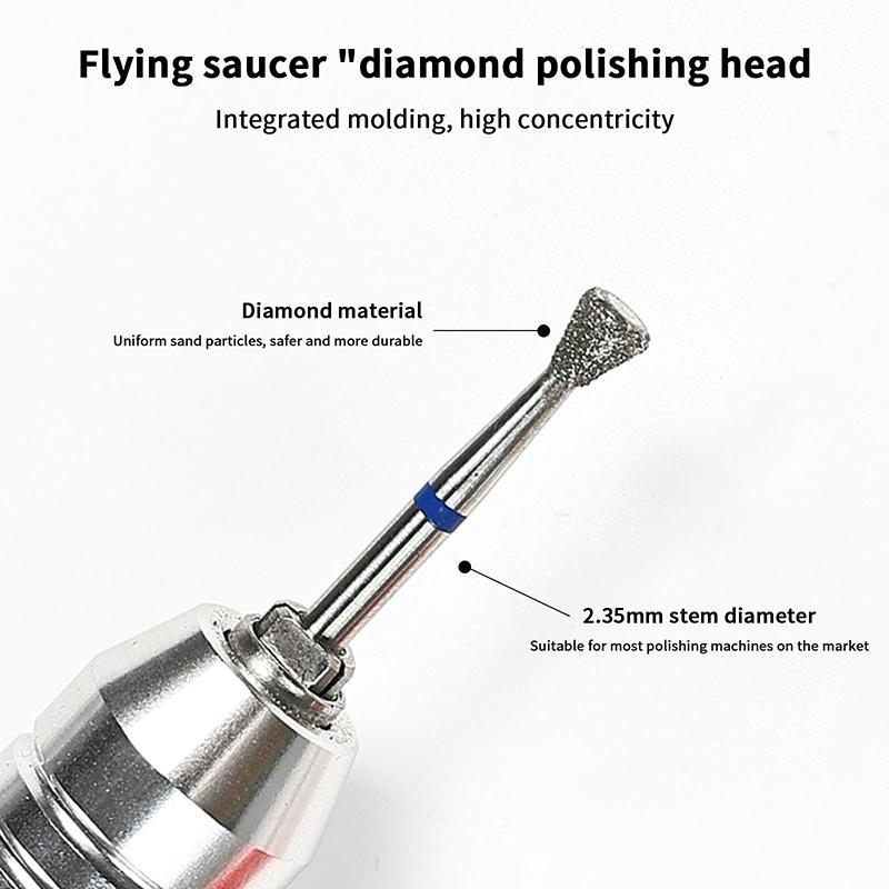 Milling Cutter Bald Nail Drill Bits For Manicure Accessory Drill Bit For Nails Cuticle Remove Tools