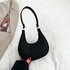 Women Felt Handbag Fashion Subaxillary Bag Designer Exquisite Shoulder Bags Crescent Saddle Bag for Ladies Advanced Armpit Bag