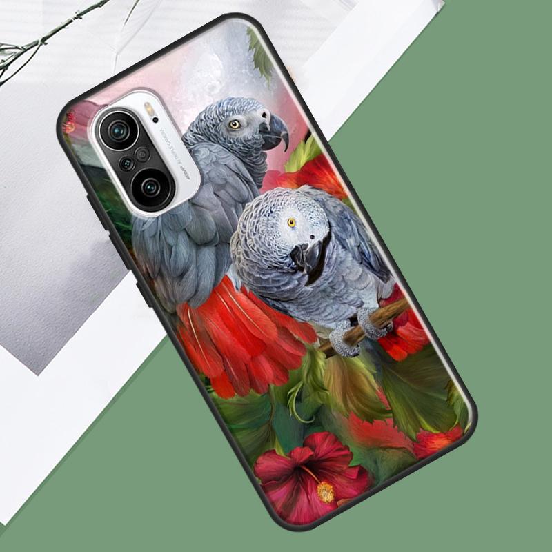 Чехол Animal Parrot Birds для Xiaomi 13 14 15 Ultra 13T 14T 15T Pro 17 Pro Max POCO F7 F5 F6 X5 X6 X7 Pro