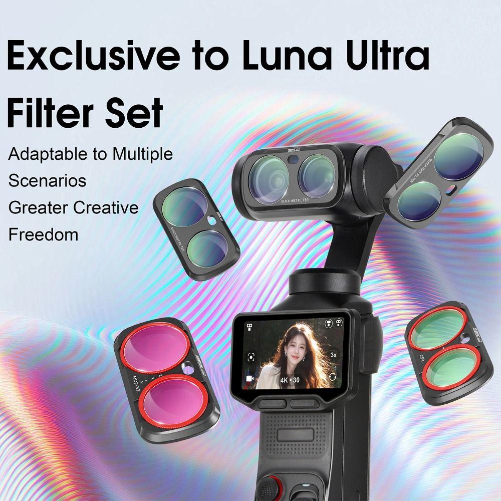 Optical Glass Magnetic Lens Filters for Insta360 Luna Ultra Gimbal Camera Accessories