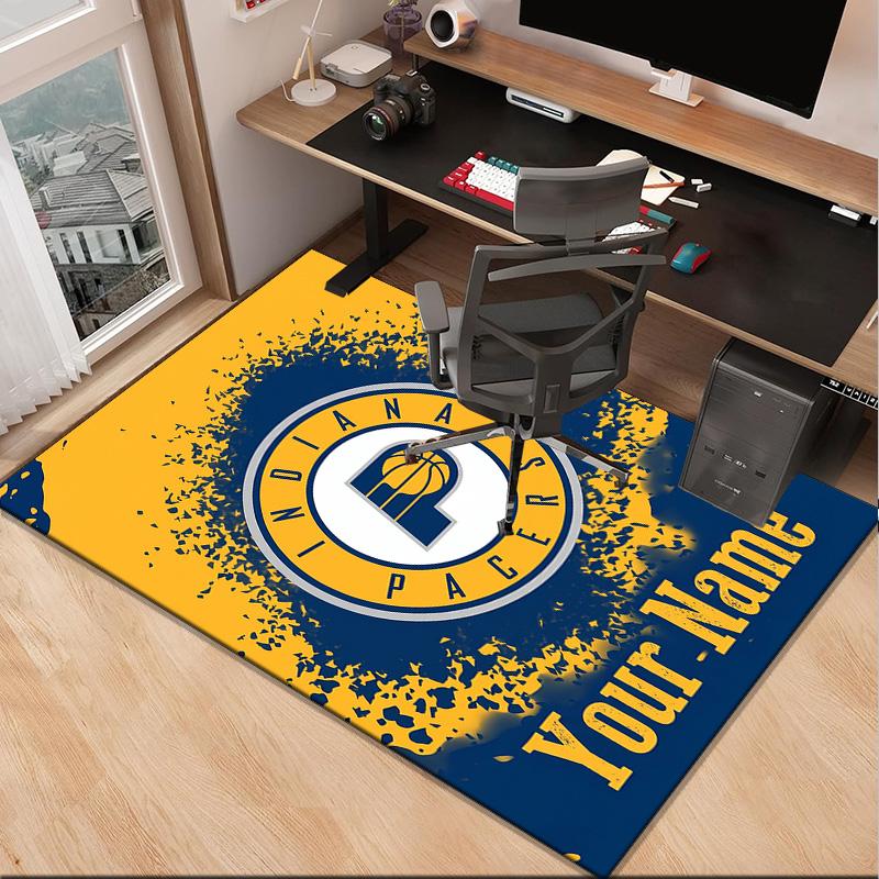 Custom NameIndiana Basketball Team  Carpet, Indoor Rug, Chair Rug, Living Rooms, Doormat Made From Polyester Home Decor Birthday Christmas Gifts