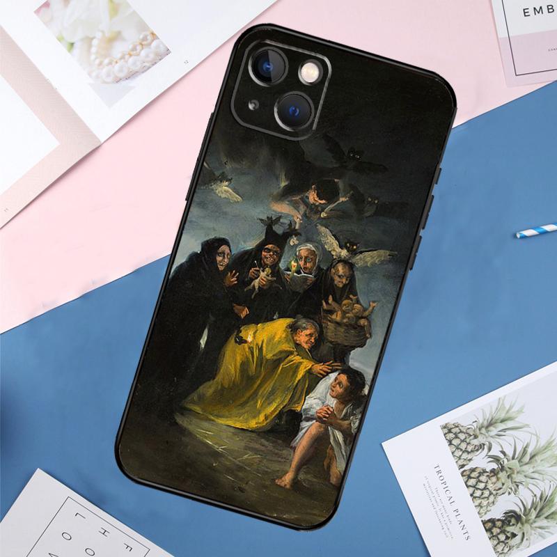 Spain Francisco Goya Art Phone Case For iPhone 11 12 13 14 15 16 Pro Max Mini Plus X XS Max XR Back Cover