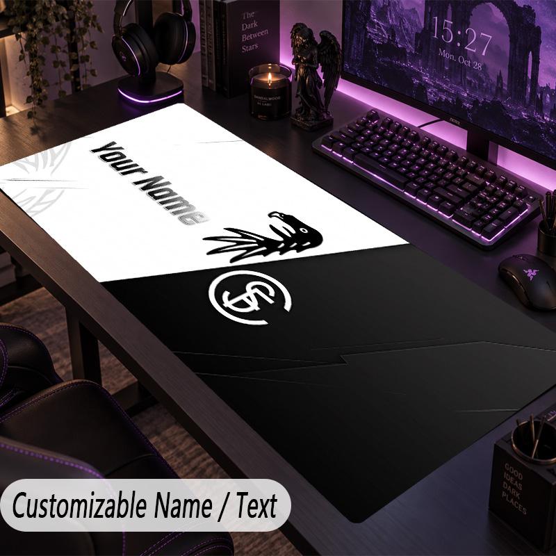 Large Mouse PadSC Freiburg Custom Name Text Personalized Desk Mat Non Slip Gaming Pad