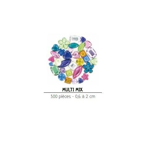 Strass - MEGACREA DIY - Mega pack 300 - Multicolore - Assorties