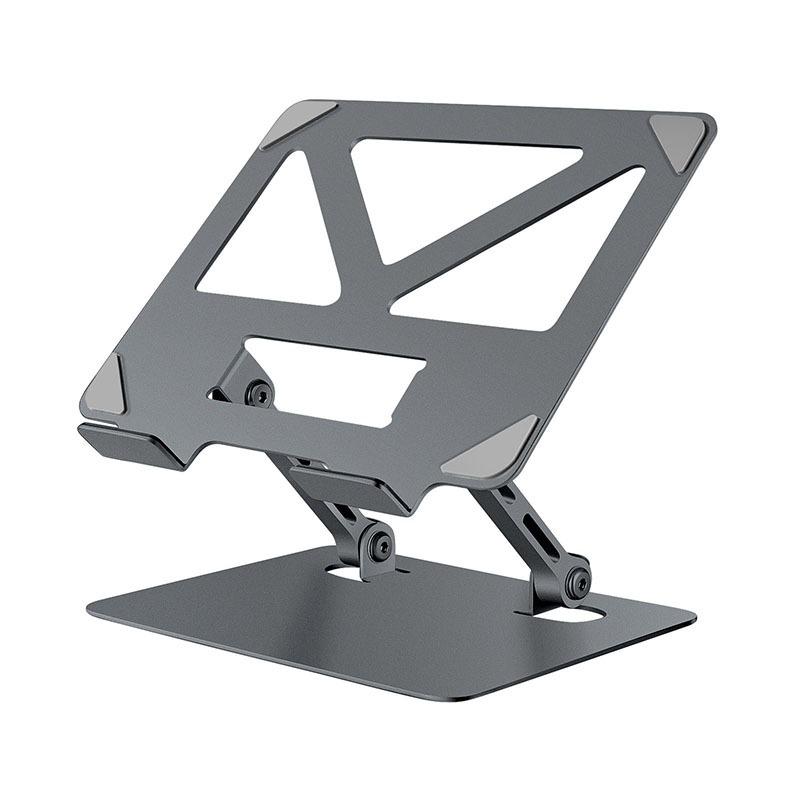 360° Rotating Tablet Steel Stand Desktop Heightening Folding Painting Suitable for Notebook Tablet Learning Machine Stand