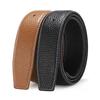 Headless Strap Men's Leather Lychee Pattern Belt, Smooth Buckle Buckle Spot