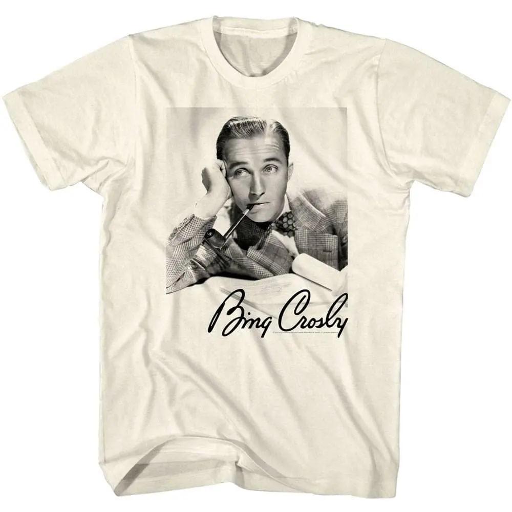Bing Crosby Pipe & Bowtie Men's T Shirt