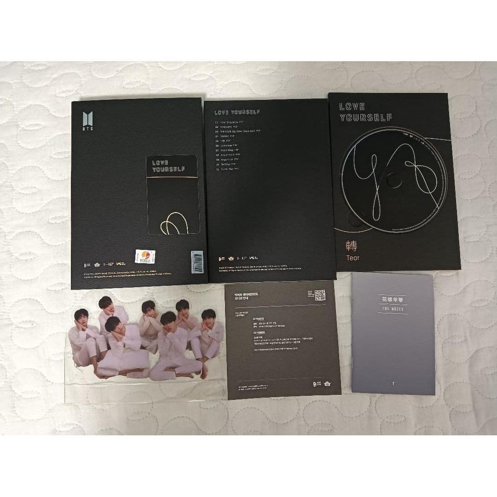 В комплекте использованная карточка участника BTS Чимина из набора LOVE YOURSELF Tear