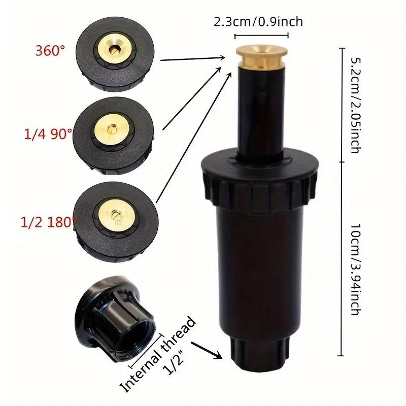 Садовый газон выдвижной дождеватель 180/360 градусов поливной дождеватель ферма рефракционная насадка для полива и орошения
