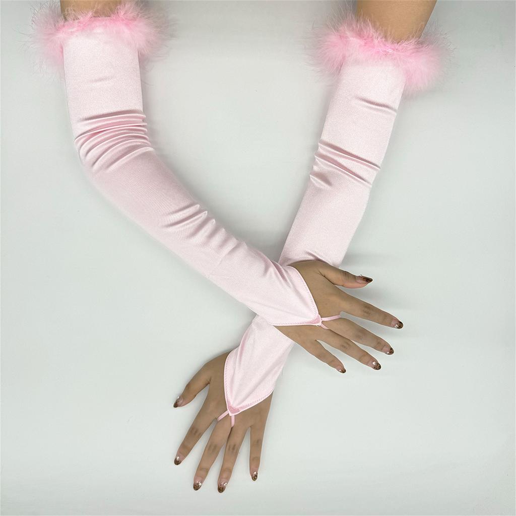 Elegant 1920s Party Fingerless Gloves for Women Long Length Arm Sleeves for Various Occasion Teaparty Dressingup Armwear