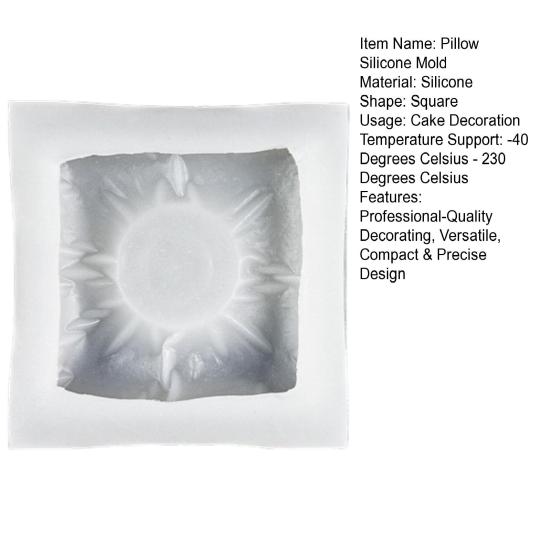 3D Подушка Силиконовая Форма Торт Помадка Форма для Мастики Сахарная Мастика Мастика Кекс Украшения Топпер Украшения Сахарное Ремесло Сахарный Декор