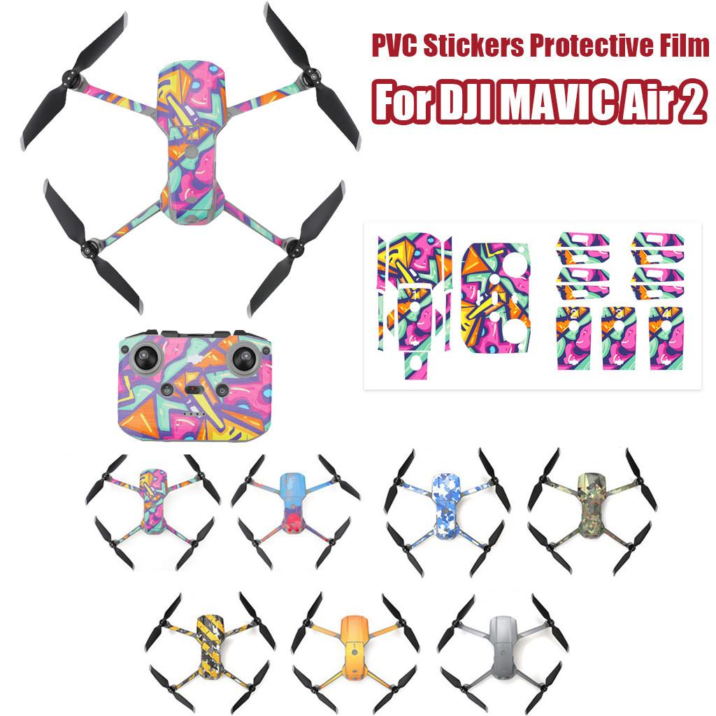 1 комплект ПВХ наклеек, защитная пленка, водонепроницаемая для MAVIC Air 2