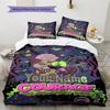 Courage Cowardly Dog Horror Custom Name Pattern Bedding Quilt Set Quilt Cover Pillowcase Home Birthday Gift(1 * duvet cover + 2 * pillowcase, without 