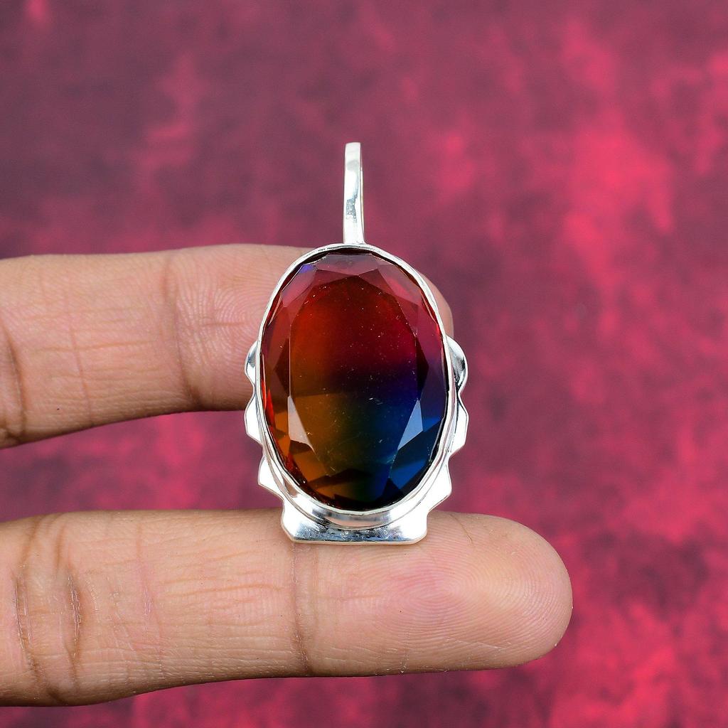 Ювелирные изделия с несколькими турмалинами, подвеска из драгоценных камней ручной работы, подвеска из цельного серебра 925 пробы, старинные ювелирные изделия, для подарка на помолвку