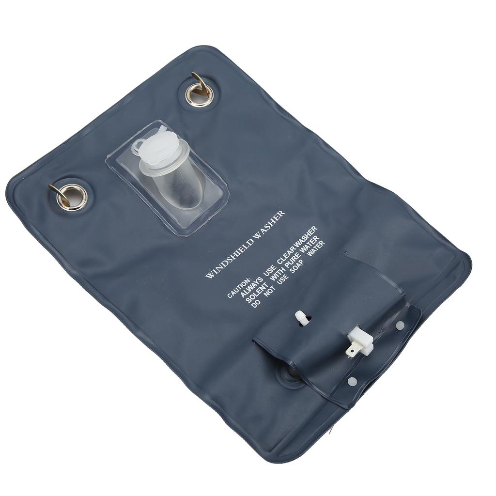 Windshield Washer Kit Easy Replaceable Convenient Practical Washer Bag Kit Cleaning Tools with Pump for 12V Car