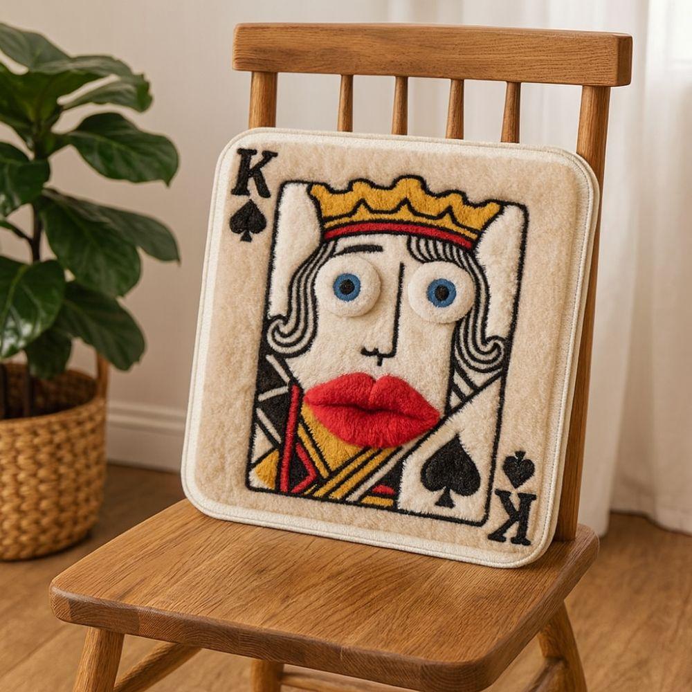 Anti-slip Abstract Cushion Decorative Warm Seat Cushion Universal Office Seat Mat Student Seat