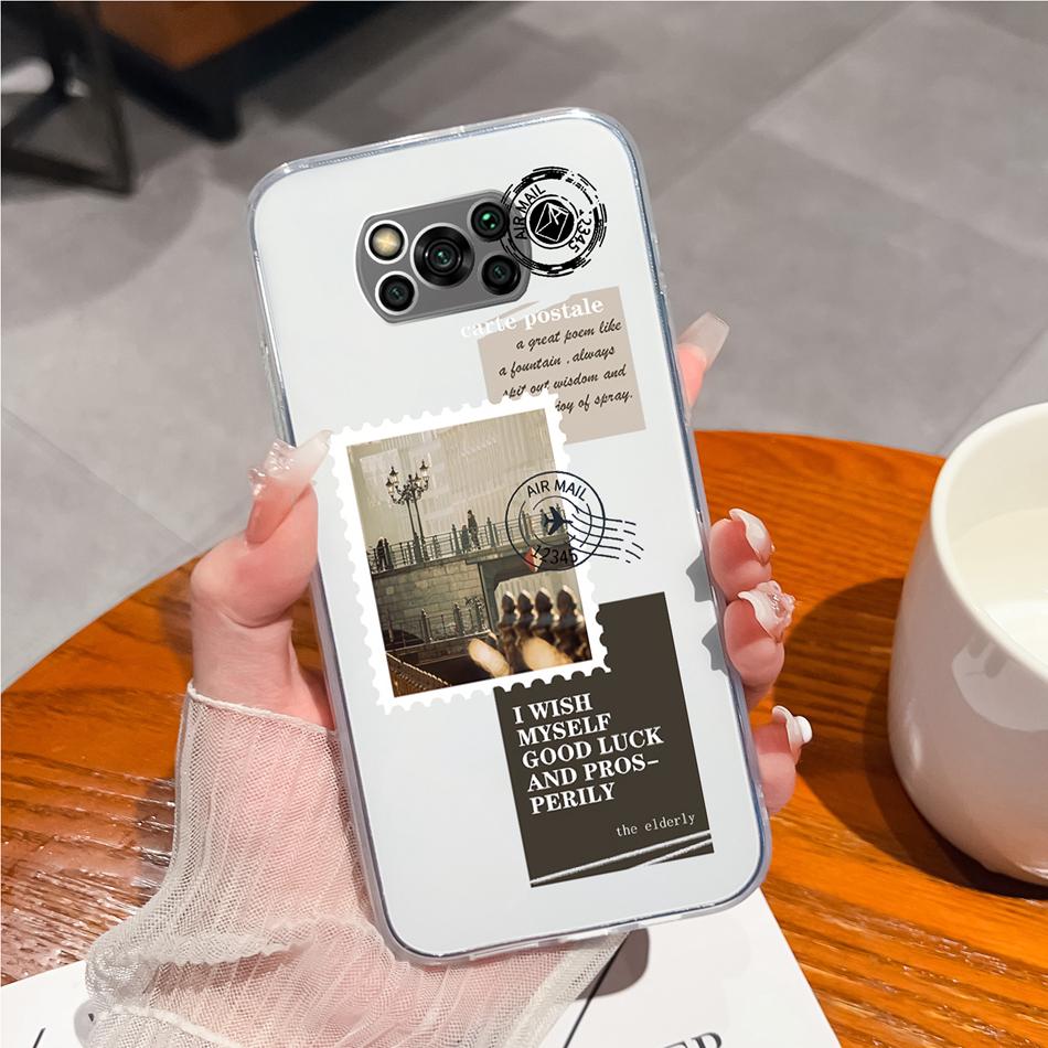 Чехол для Poco X3 Pro GT Креативный Забавный Мягкий ТПУ Силикон Прозрачный Противоударный Задняя Крышка Телефона Для Poco X 3 Pro GT X3Pro X3GT NFC Funda