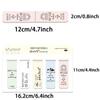 5 Pcs/Set Flower Pattern Annotated Bookmarks  for Reading, Annotation, and Gift