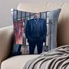 RRafael Barba Cushion Cover Pillowcase Antidustmite Invisible Zipper Short Plush Sofa Cushion
