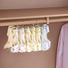 Folding Socks Drying Rack with 32 Clips Underwear Hanging Clip Durable Clothes Hanger