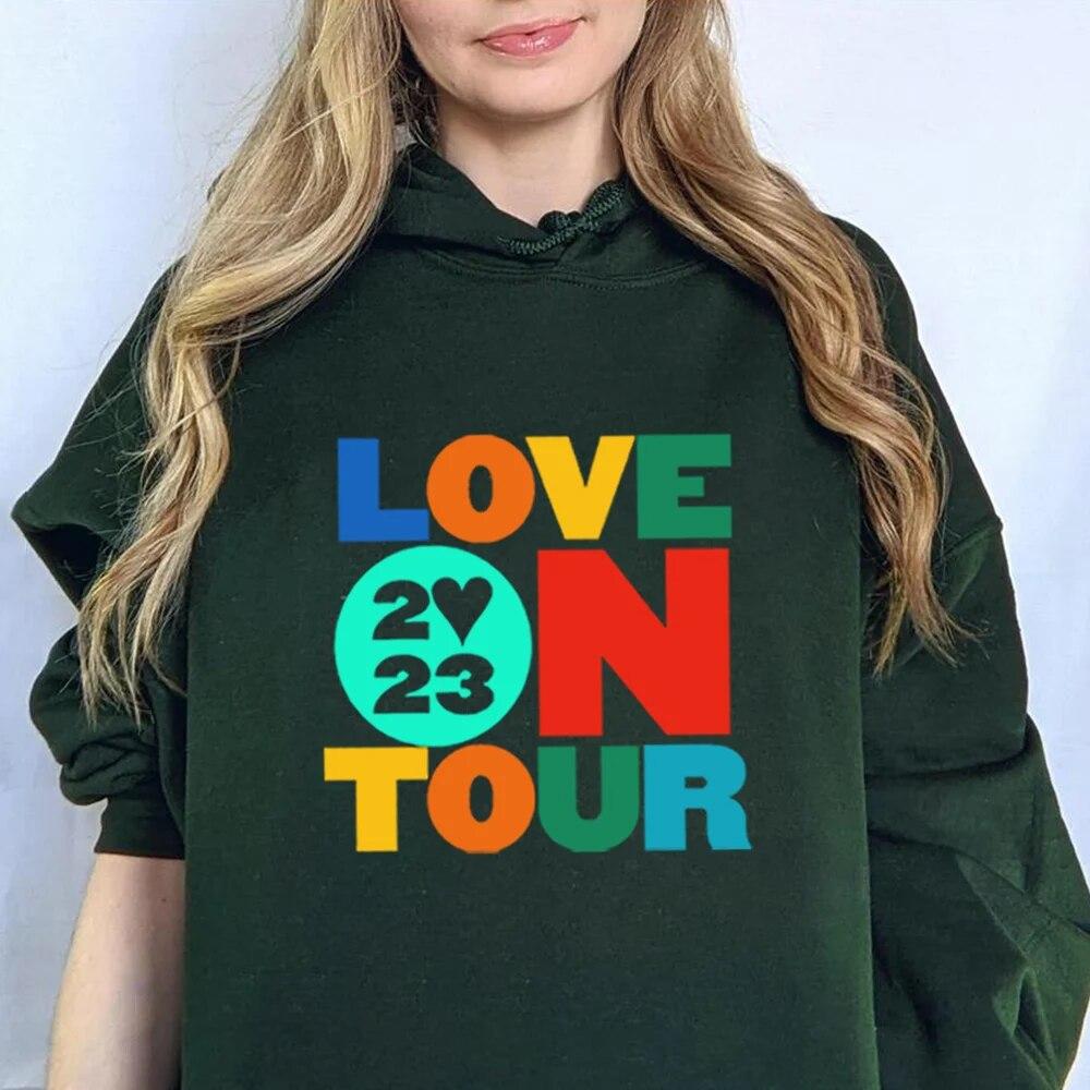 Толстовка Love on Tour 2023 Модные толстовки Толстовка HS Bible HS Love on Tour Толстовка Aesthetic HS Concert Толстовка Повседневная толстовка унисекс