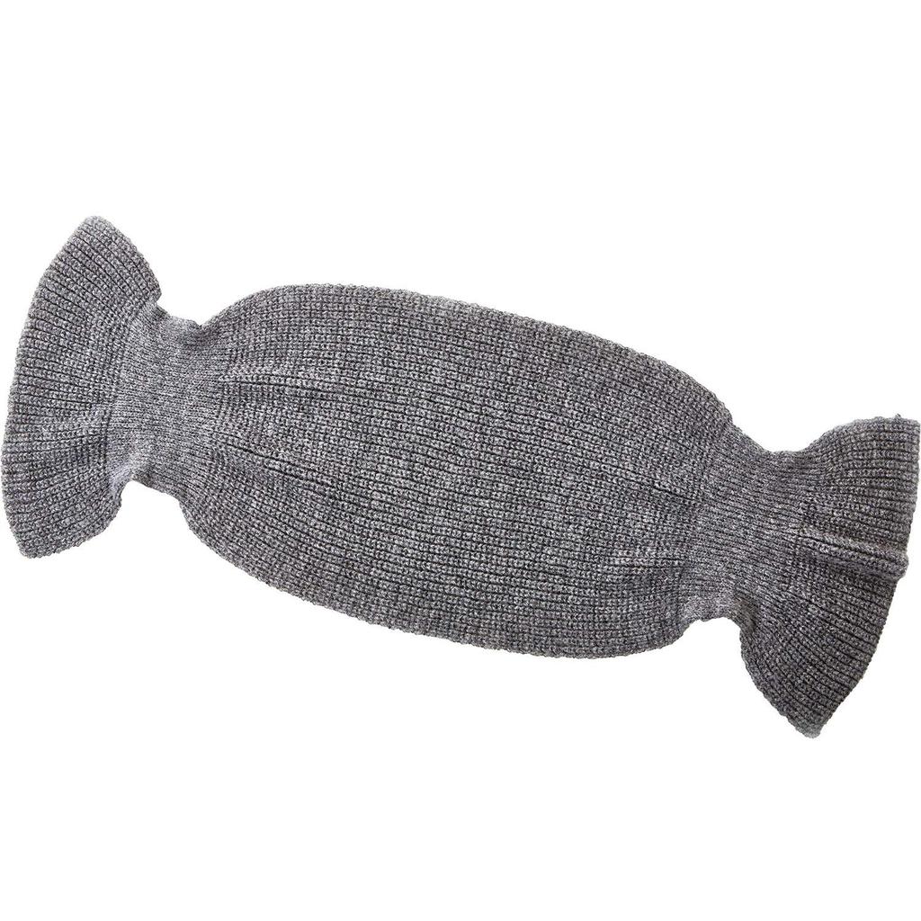 Cogit Gorgeous Knit Scarf, Ash Gray, 38cm Neck Circumference, Easy to Wear, Warm, Compact