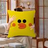 Cute Cartoon Art Duck Pillow Gift Home Office Decoration Bedroom Sofa Car Cushion Cover case 45x45