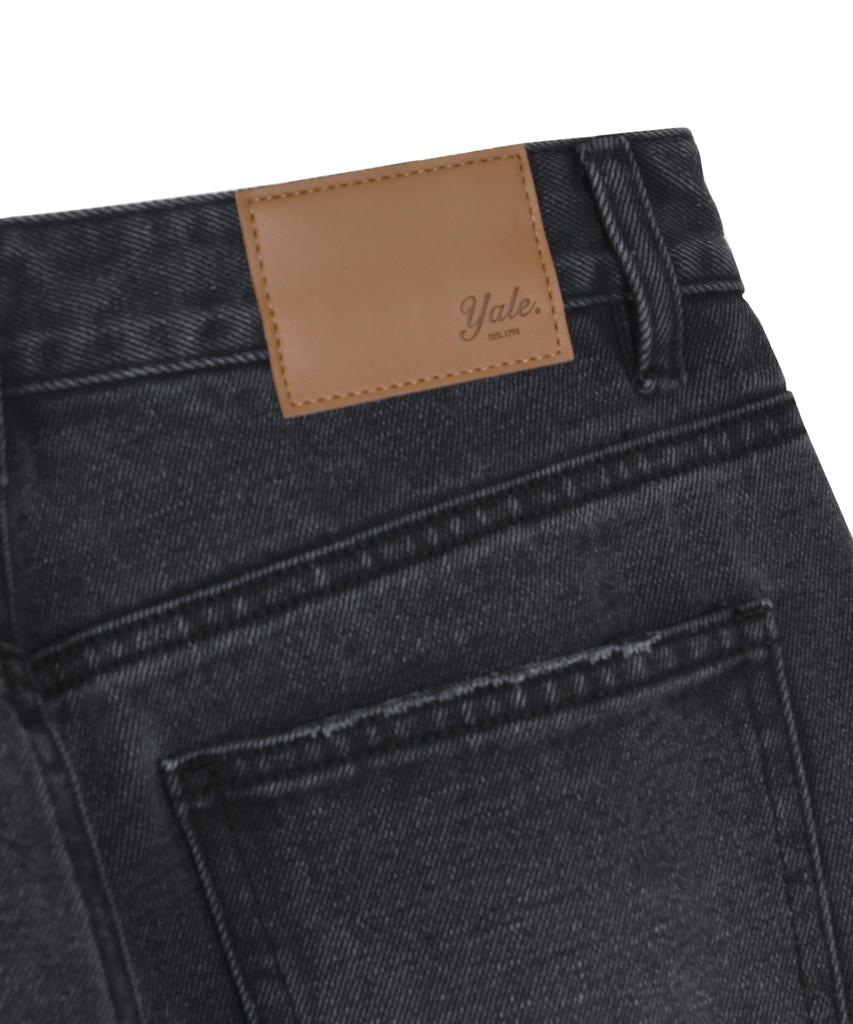 YALE Women'S Straight Denim Pants_Charcoal