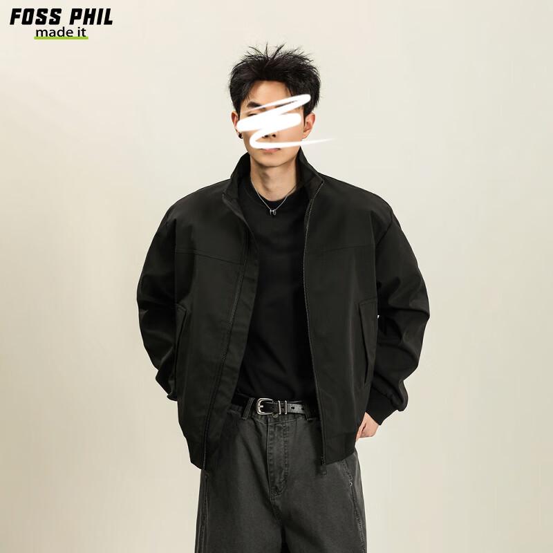 Мужская куртка-бомбер Foss Phil с американским воротником-стойкой
