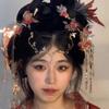 Luxury Crystal Rhinestone Hairband Fairy Hanfu Headdress Starry Shiny Head Chain  Jewelry Gifts