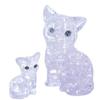 Gerryel White Cat 3D Crystal Puzzle JR1266 Корея 3d Пазл