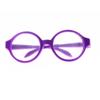 Plastic Transparent Plastic Glasses Transparent Colorful Doll Glasses  Children Toy