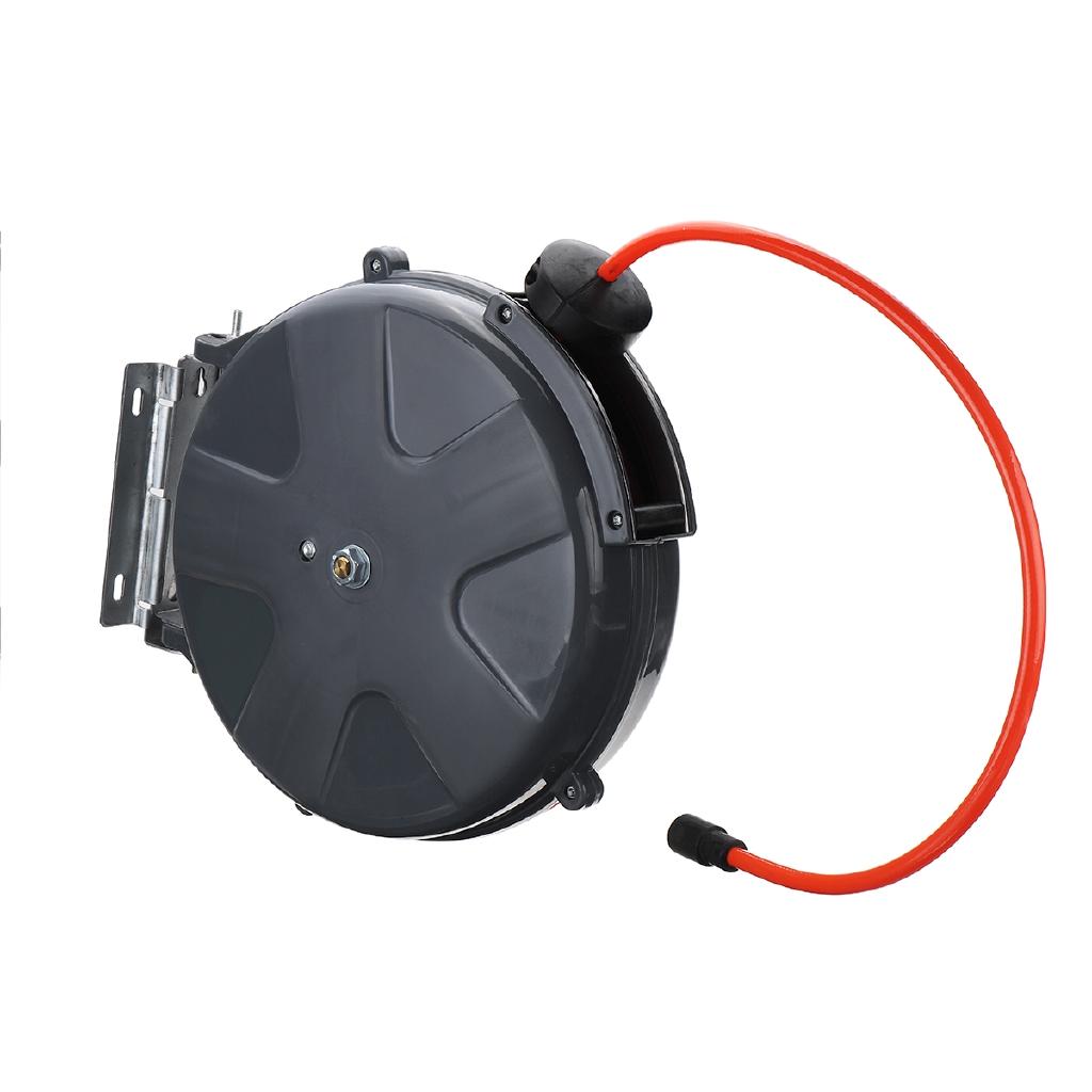 10m Extend Plumbing Hoses Automatic Retractable Reel for Car Repair Kit 3/8 Inches Auto Air Hose Reel