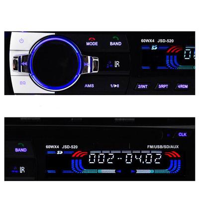 Автомагнитола Bluetooth 1 din автомобильный стерео плеер автомагнитола Телефон AUX-IN MP3 FM/USB/радио с пультом дистанционного управления