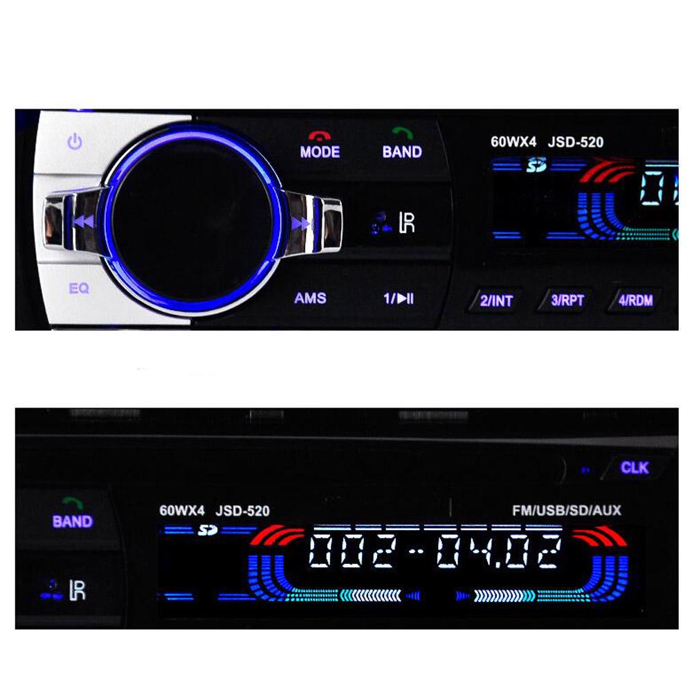 Автомагнитола Bluetooth 1 din автомобильный стерео плеер автомагнитола Телефон AUX-IN MP3 FM/USB/радио с пультом дистанционного управления