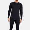 Under Armour Round Neck Casual Sports Slim Fit T-Shirt Men Tops Black 1343244-001