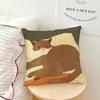Cute Cartoon Cat Art Cushion Cover Comfortable Soft Pillow Case for Sofa Living Room Home Office Decor Protective Covers