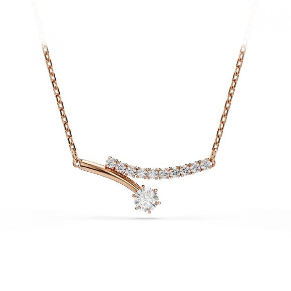 Swarovski Rose Gold Tone Necklace 5763823