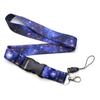 Starry Sky Elements Lanyards Key Chain Colorful Print Neck Straps Keychain Cell Phone Rope Teachers Gift 1PCS Badge Holder Key