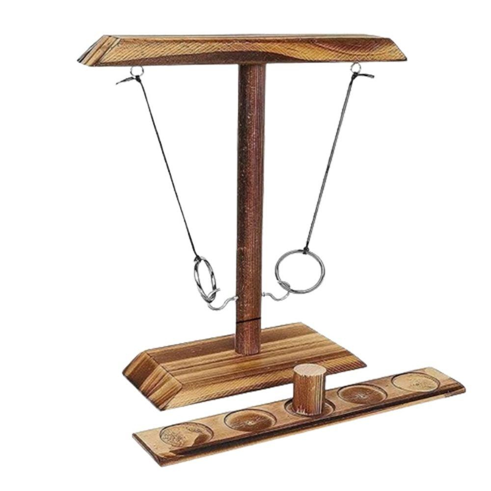 Adjustable String Ring Toss Game Handheld Table Top Games Easy To Assemble Board Games Home